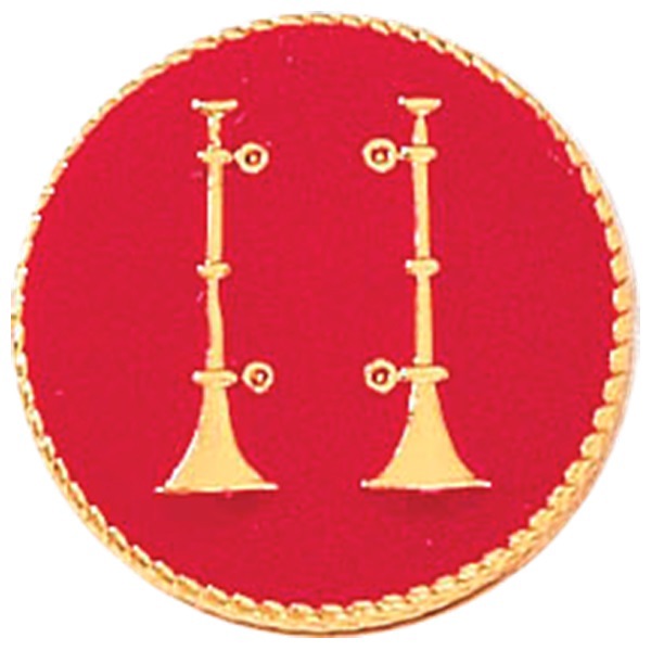 Blackinton Collar Insignia Gold, Double Bugle