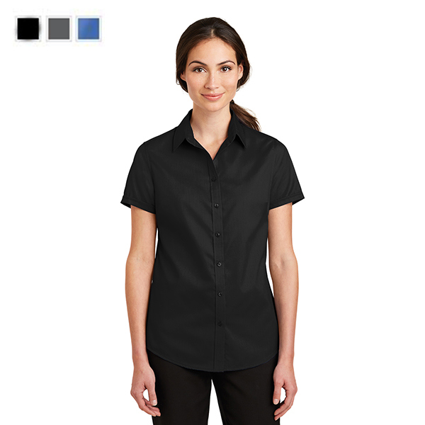 Port Authority Ladies SS Shirt Twill