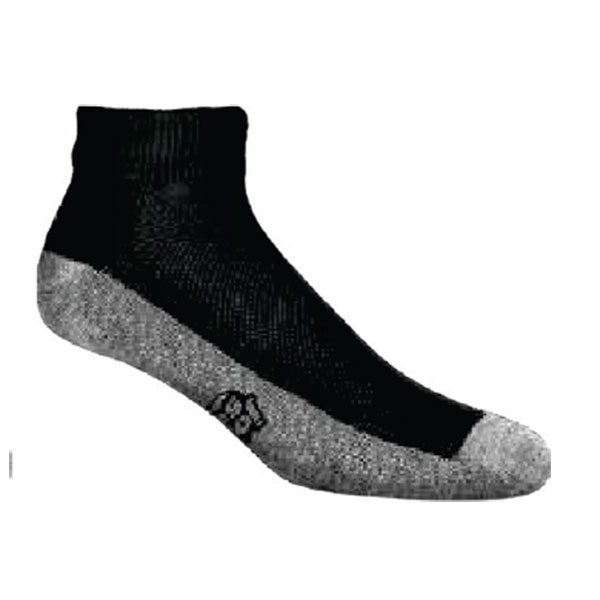 JoxSox Socks, Mens Black Quarter Crew 