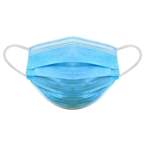 3-Ply Personal Protective Face Masks, Box of 50
