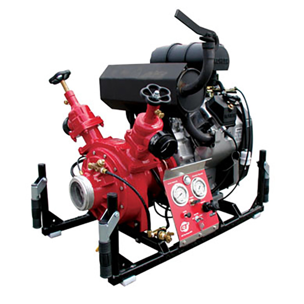 CET 38 HP Portable Pump CPanel Kohler Engine, Dual Stage
