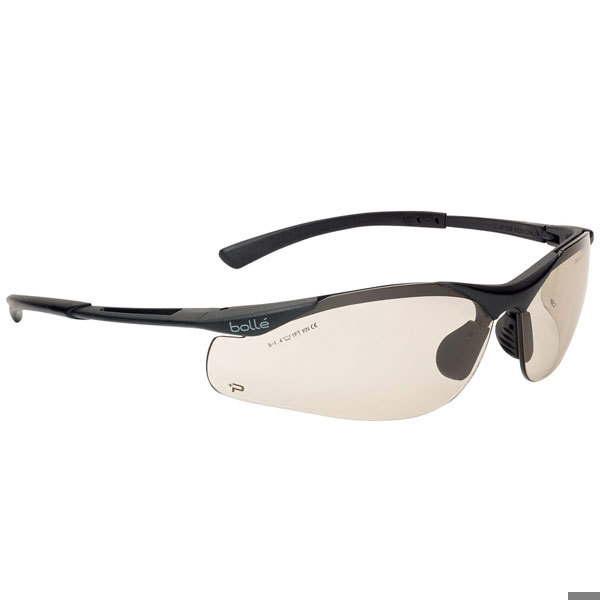 Bolle Contour II Glasses Copper Lens, Black Frame