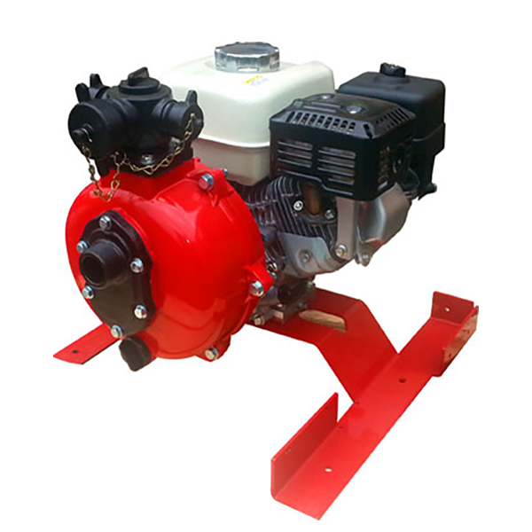 CET Skid Mounted Pump 6 HP Honda Engine, Two Outlets