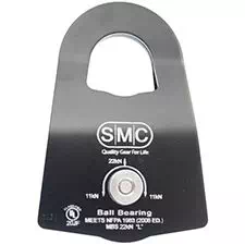 PMI SMC Micro (1 3/8") Prusik Minding Pulley; Single; Black 